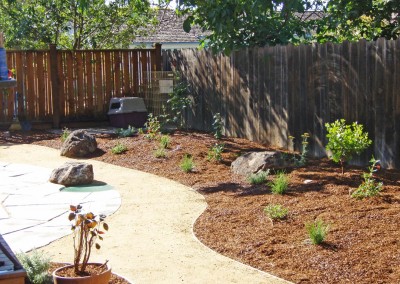 confluence ecological landscaping, installation of dg pathway in backyard