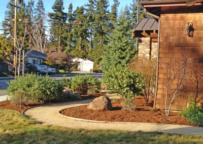 confluence ecological landscaping, mulch after installation