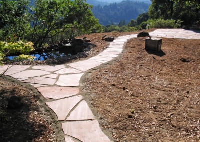 Lipson flagstone walkway